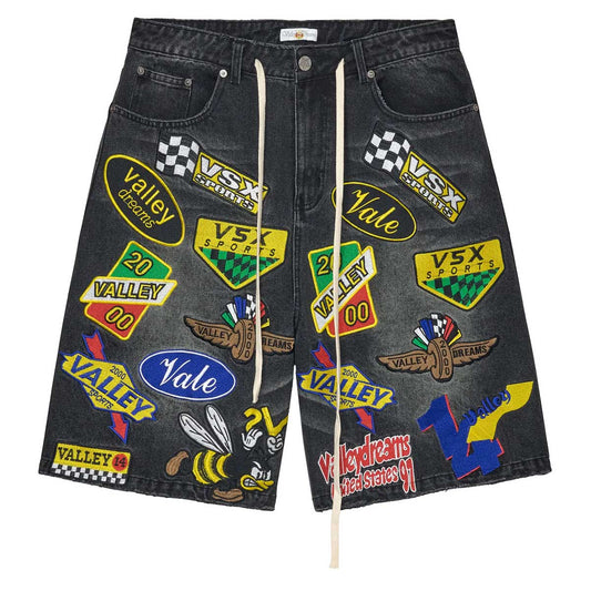 Vale Forever Passport Jorts Black