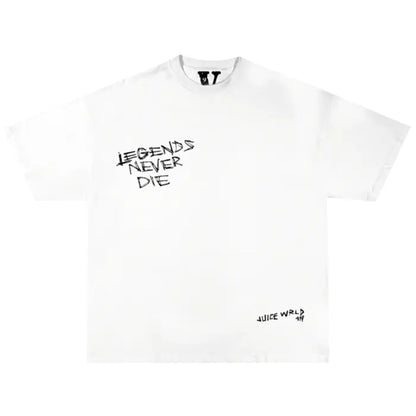 Vlone x Juice WRLD Legends Never Die T-Shirt 'White'