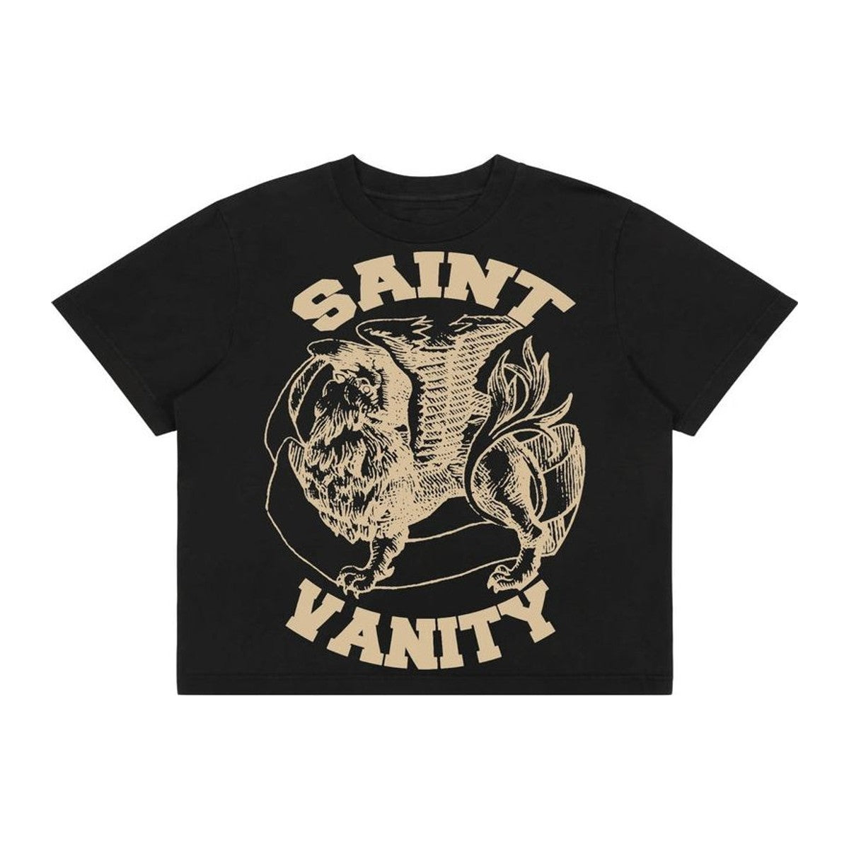 Saint Vanity Griffin Tee Black/Cream