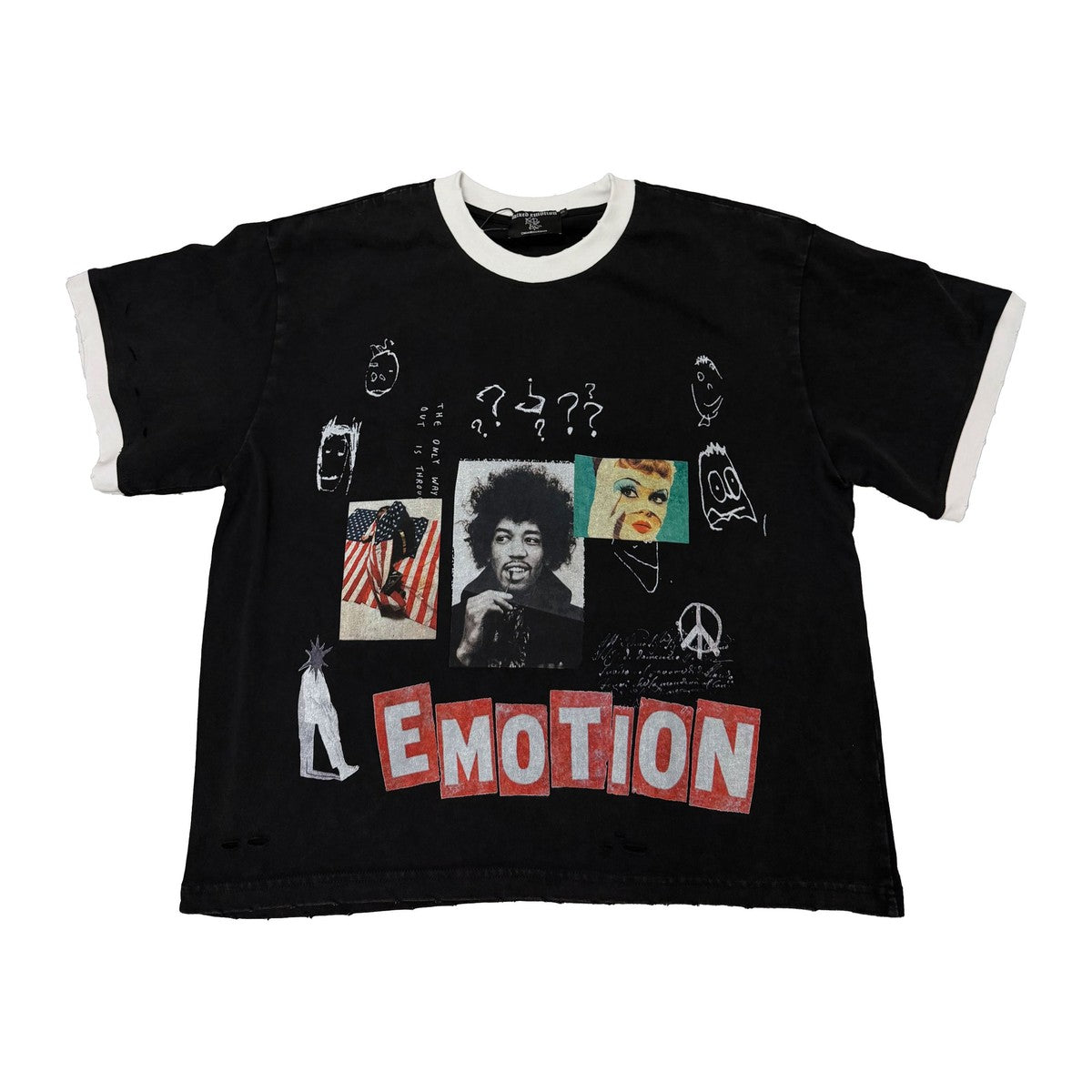 Mixed Emotion Black Static Tee