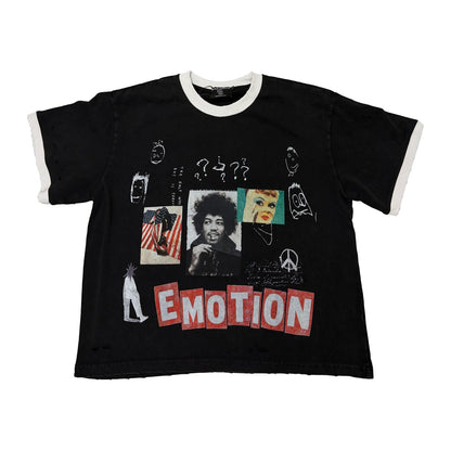 Mixed Emotion Black Static Tee