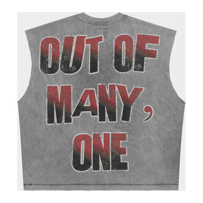 Godspeed Fate’s Doorstep Sleeveless T-shirt 'Grey Wash'