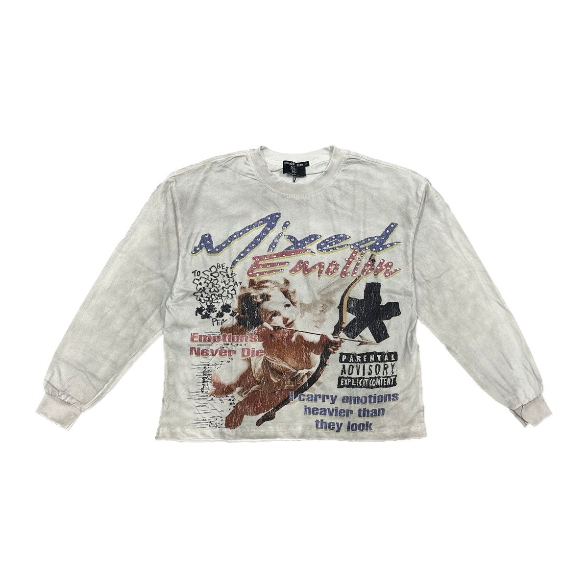 Mixed Emotion Triplets Long Sleve Tee