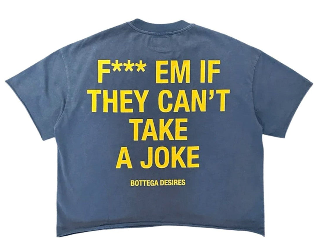 Bottega Desires Fuck Em T-Shirt 'Navy'