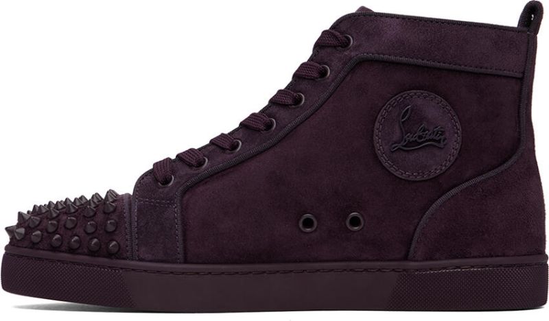 Christian Louboutin Purple Lou Spikes