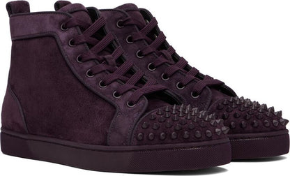 Christian Louboutin Purple Lou Spikes