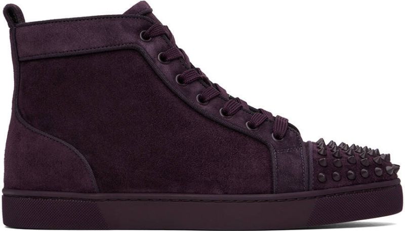 Christian Louboutin Purple Lou Spikes