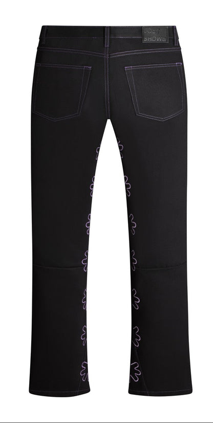 LostShdws DRKSHDWS Outline Denim Pant 'Purple'