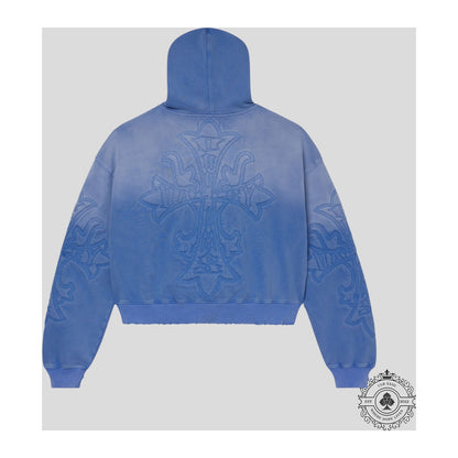 Vale Forever Carver Zip Up Hoodie in Ice Blue