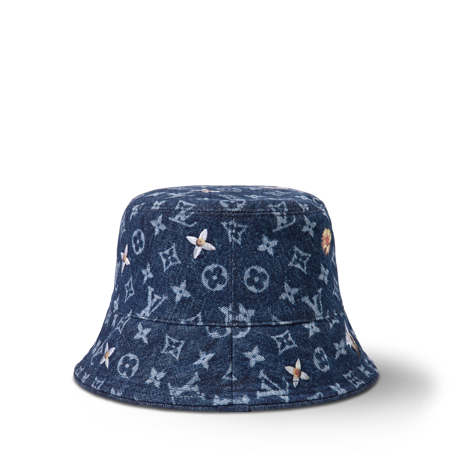 Louis Vuitton Monogram Flower Denim Bucket Hat