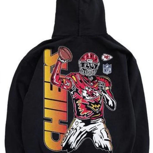 NFL Warren Lotas Chiefs Go Long Hoodie Black