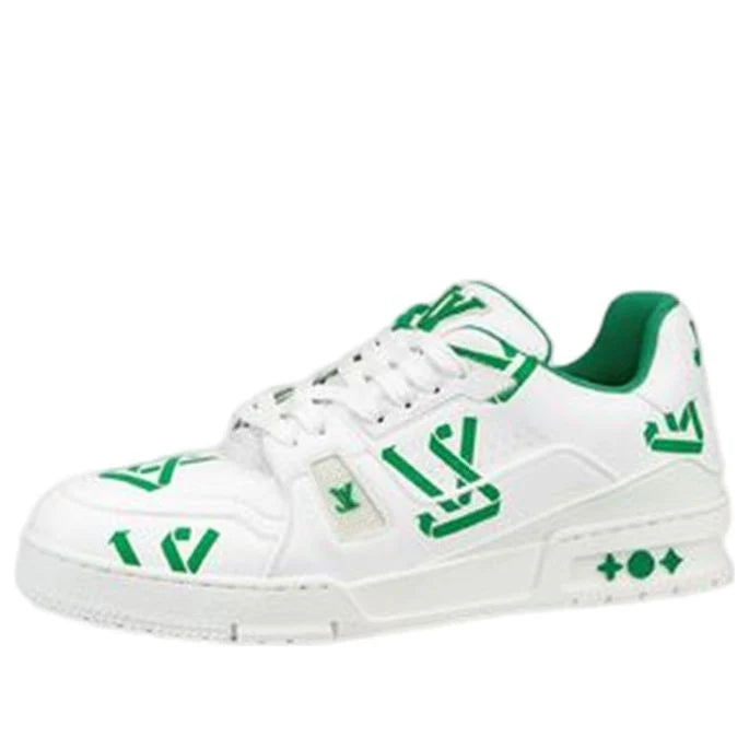 Louis Vuitton LV Trainer Sneakers 'White/Green'