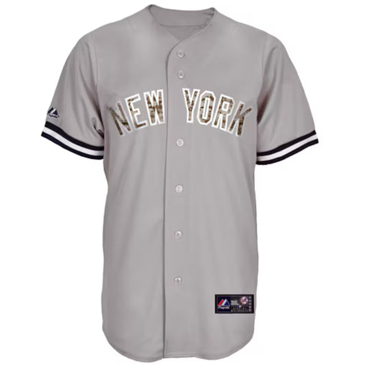 New York Yankees Derek Jeter Youth Jersey Camouflage USA Majestic Baseball