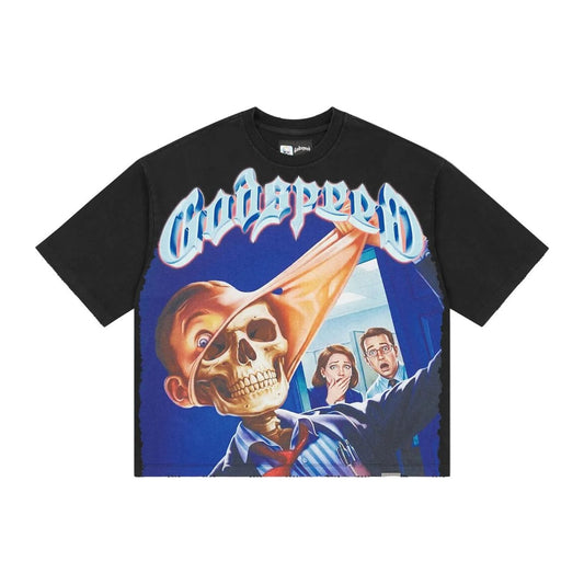Godspeed Mask Off T-Shirt 'Black Wash'