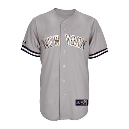 New York Yankees Derek Jeter Youth Jersey Camouflage USA Majestic Baseball
