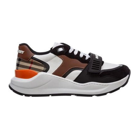 Burberry Regis Negro Archivo Beige Marrón Blanco