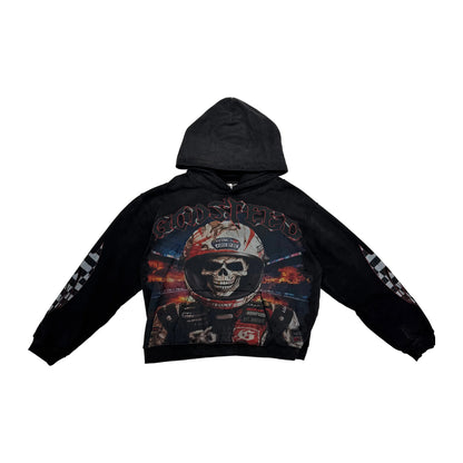 Godspeed Racer Goldie Hoodie 'Black Wash' (Pre-Owned)