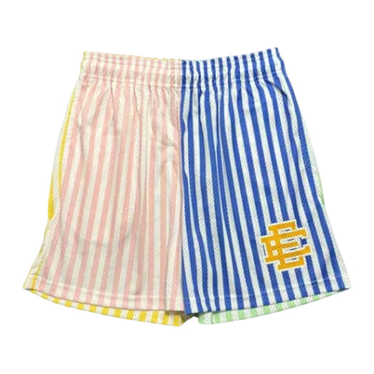 Eric Emanuel Basic/Core Stripe Shorts 'Multicolor'