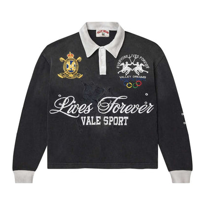 Vale Forever Blackrock L/S Rugby Black