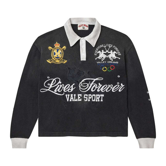 Vale Forever Blackrock L/S Rugby Black