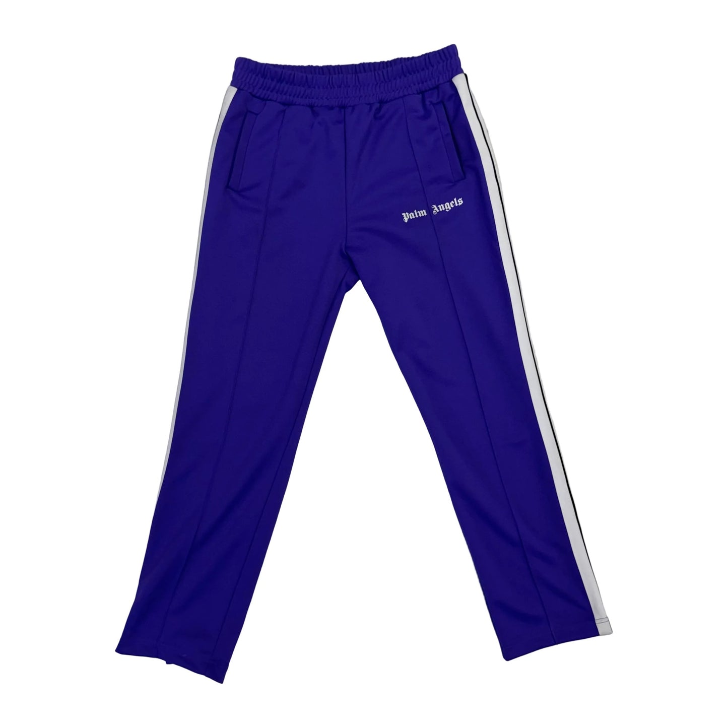 Palm Angels Track Pants 'Purple/White' (Pre-Owned)