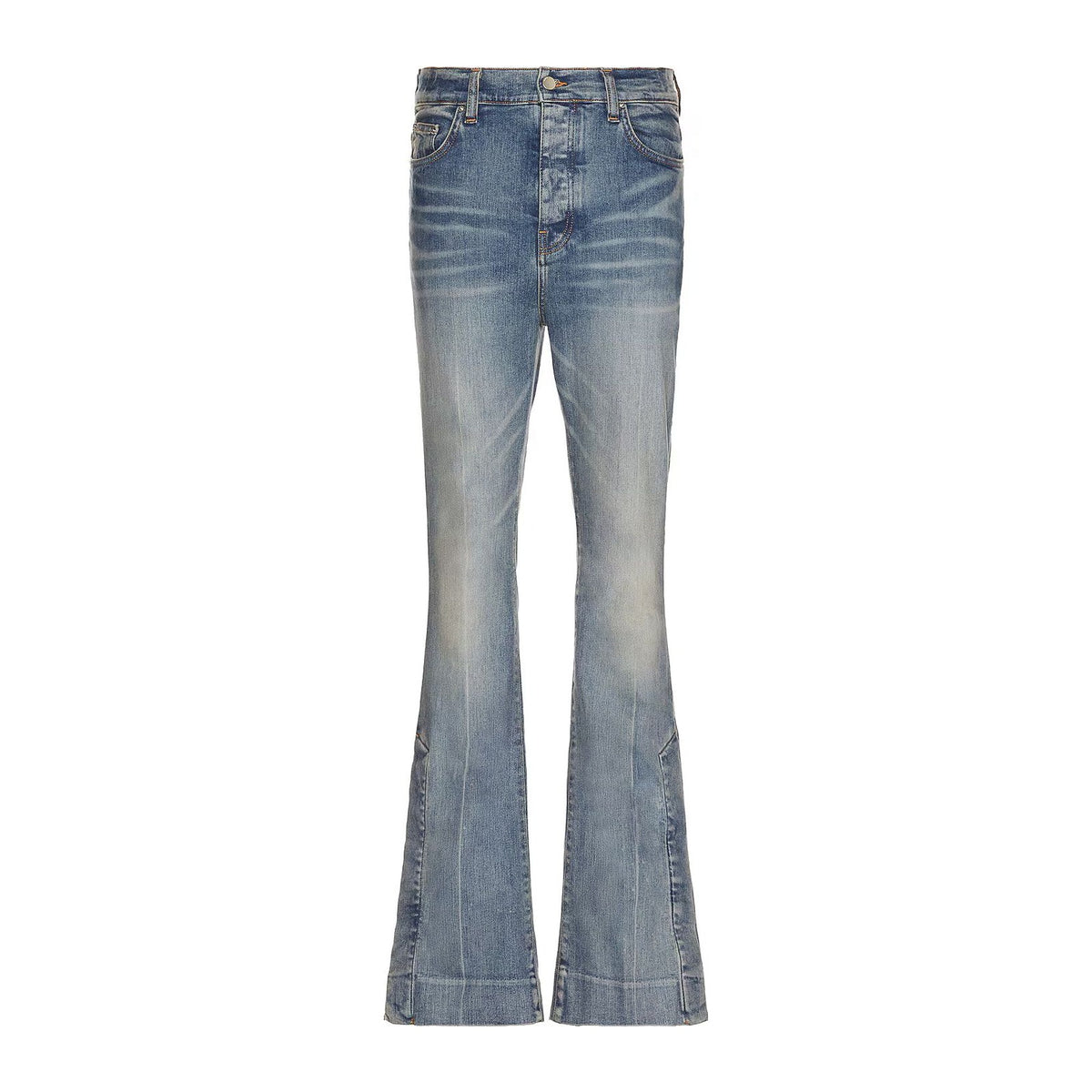 Amiri Stack Kick Flare Leg Clay Indigo Jeans