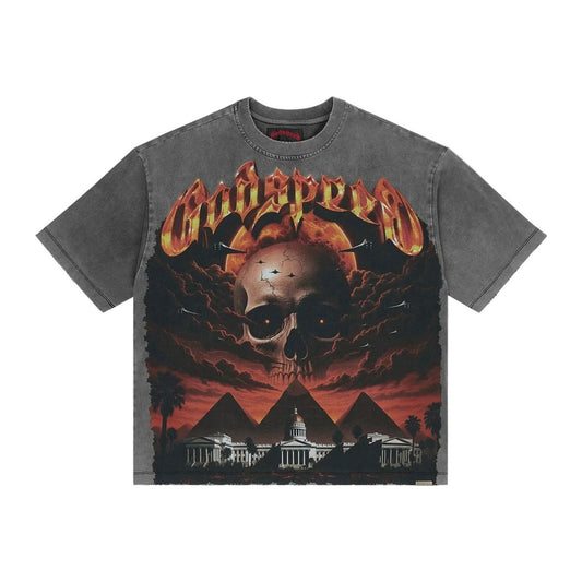 Godspeed Echoes of Empires T-Shirt 'Grey'