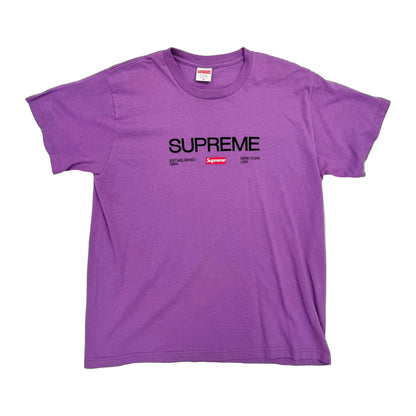 Supreme Est. 1194 T-Shirt 'Purple' (Pre-Owned