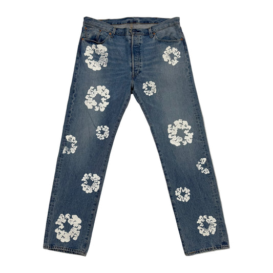 Denim Tears x Levi's Cotton Wreath Jean 'Light Wash' (Pre-Owned)