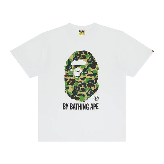 BAPE ABC Camo By Bathing Tee 'White/Green'