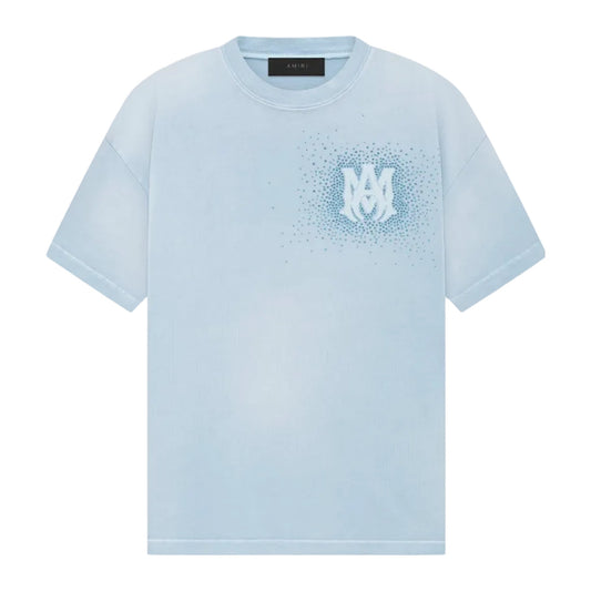 Amiri Crystal Brust Tee Ashley 'Blue'
