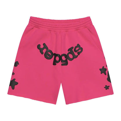Sp5der Beluga Sweat Shorts 'Pink'