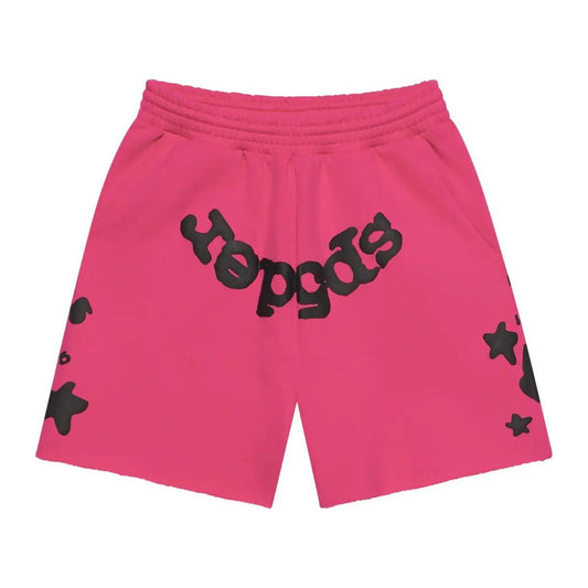 Sp5der Beluga Sweat Shorts 'Pink'