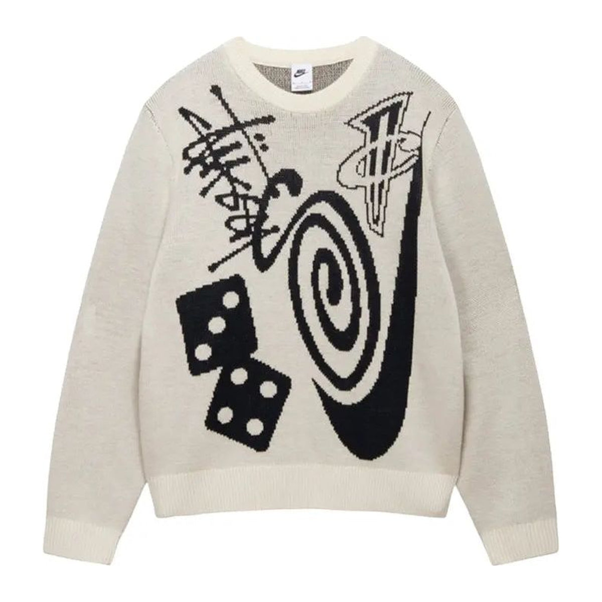Stussy x Nike Icon Knit Sweater 'Natural'