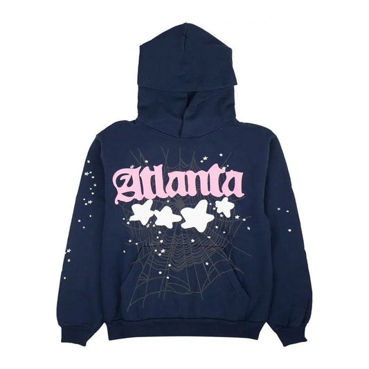 Sp5der Atlanta Hoodie 'Navy'