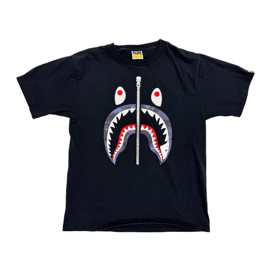 BAPE Color Camo Shark Tee Black/Navy (Pre-Owned)