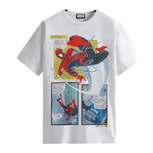 Kith Marvel Spider-Man New York City Vintage Tee 'White'