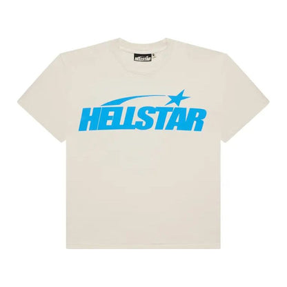 Hellstar Classic T-Shirt (Regular Print) 'White/Blue'