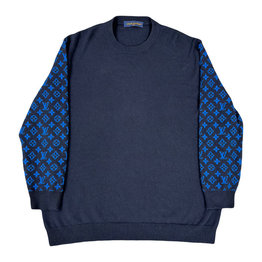 Louis Vuitton Monogram Mix Cashmere Crewneck (Pre-Owned)