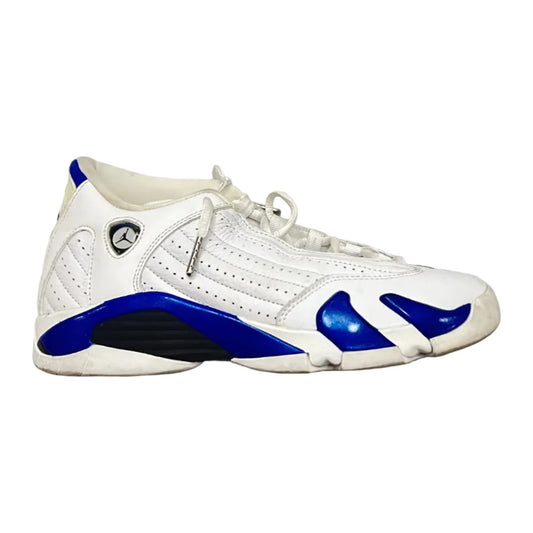 Jordan 14 Retro White Hyper Royal (GS) (Pre-Owned)