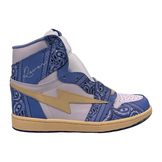 Reves Paris Air Kiy '85 High Bandana Print Blue