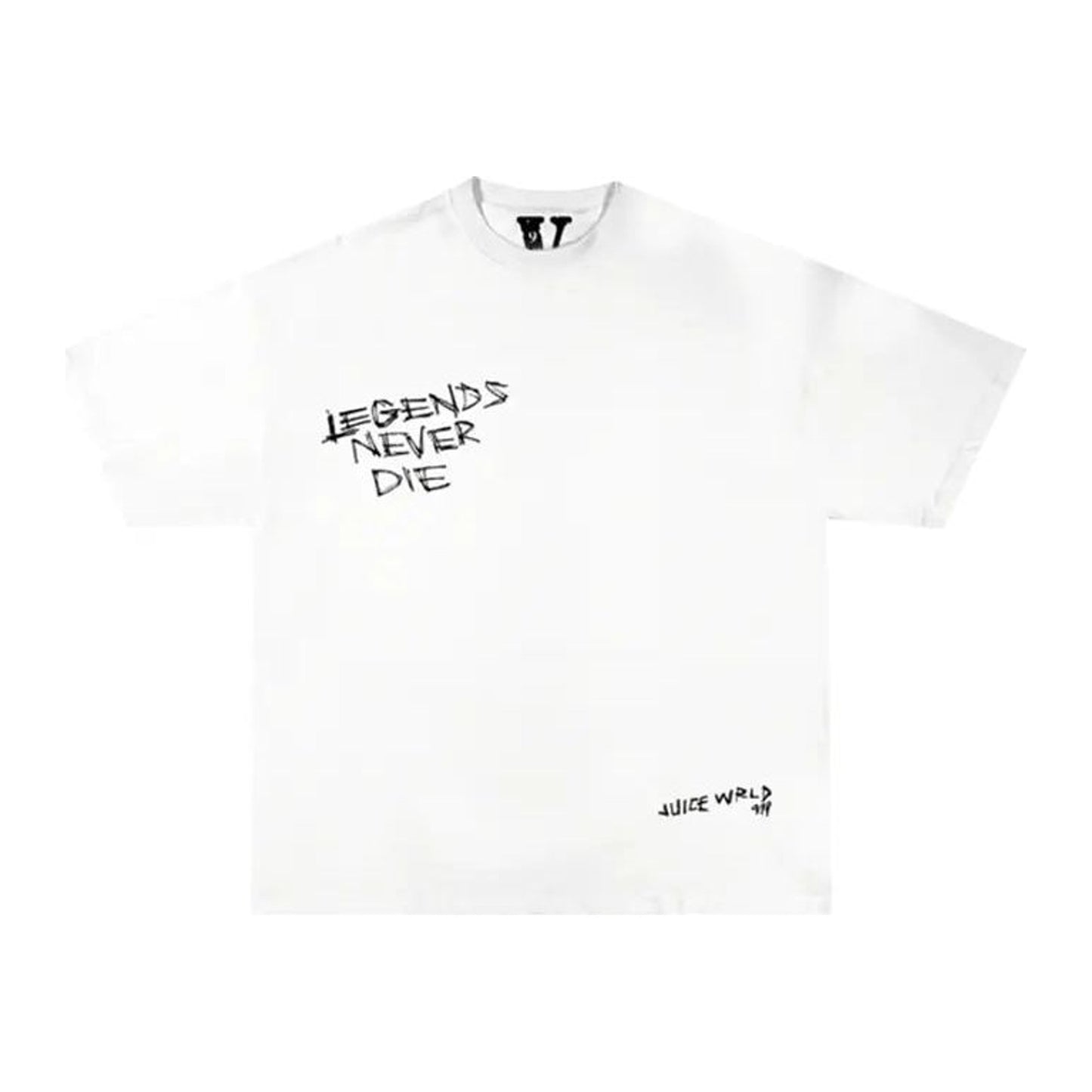 Vlone x Juice WRLD Legends Never Die T-Shirt 'White'
