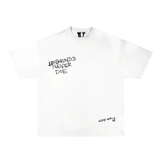 Vlone x Juice WRLD Legends Never Die T-Shirt 'White'