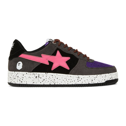 A Bathing Ape Bape Sta Negro Gris Rosa Gamuza