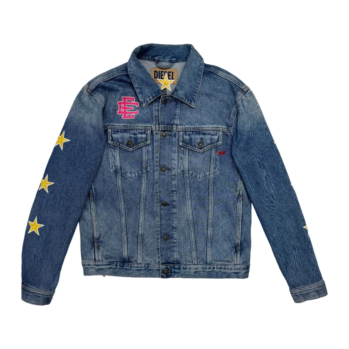 Eric Emanuel x Diesel Denim Varsity Jacket (Pre-Owned)