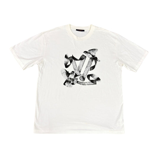 Louis Vuitton FW23 Logo Peace Dove T-Shirt (Pre-Owned)