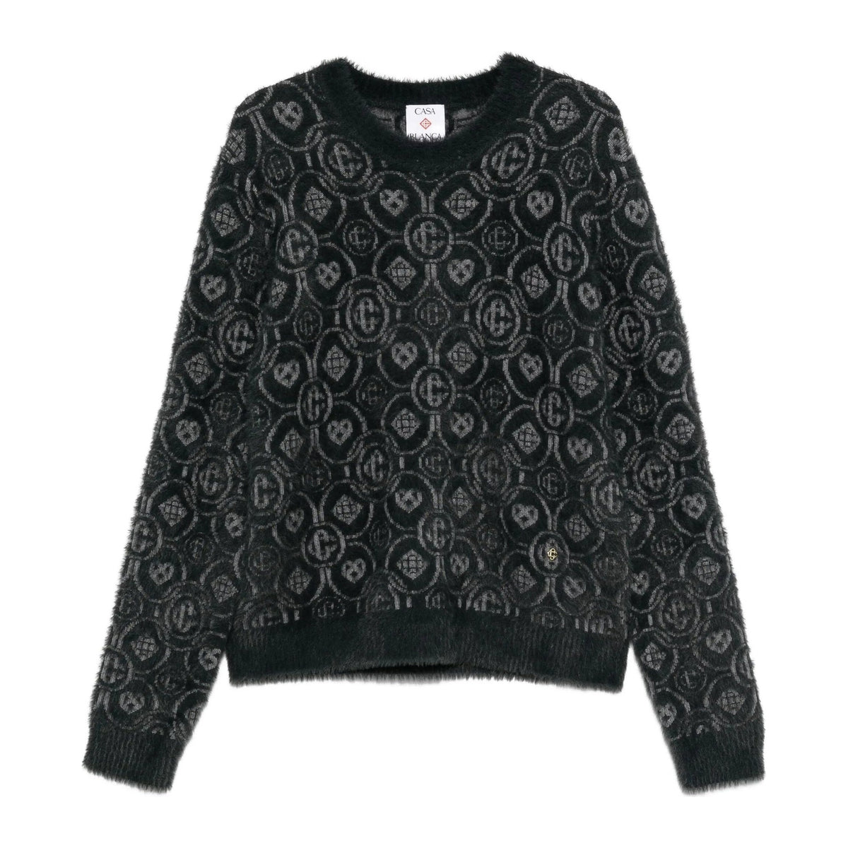 Casablanca Monogram Crew-Neck Sweater *UNDER RETAIL*
