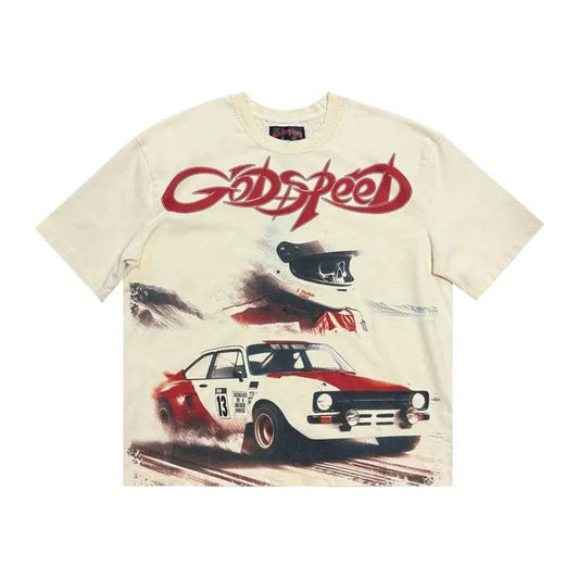 Godspeed Abu Dhabi Desert Challenge Tee 'Bone'