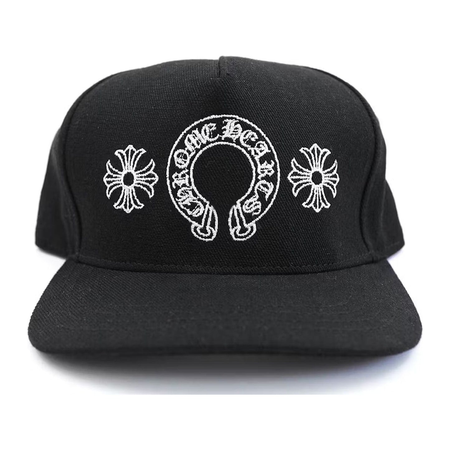 Chrome Hearts Horseshoe Denim Baseball Hat 'Black'