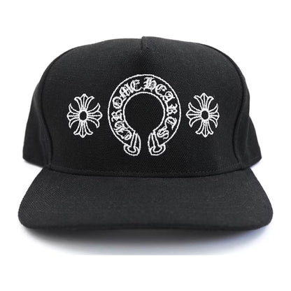 Chrome Hearts Horseshoe Denim Baseball Hat 'Black'